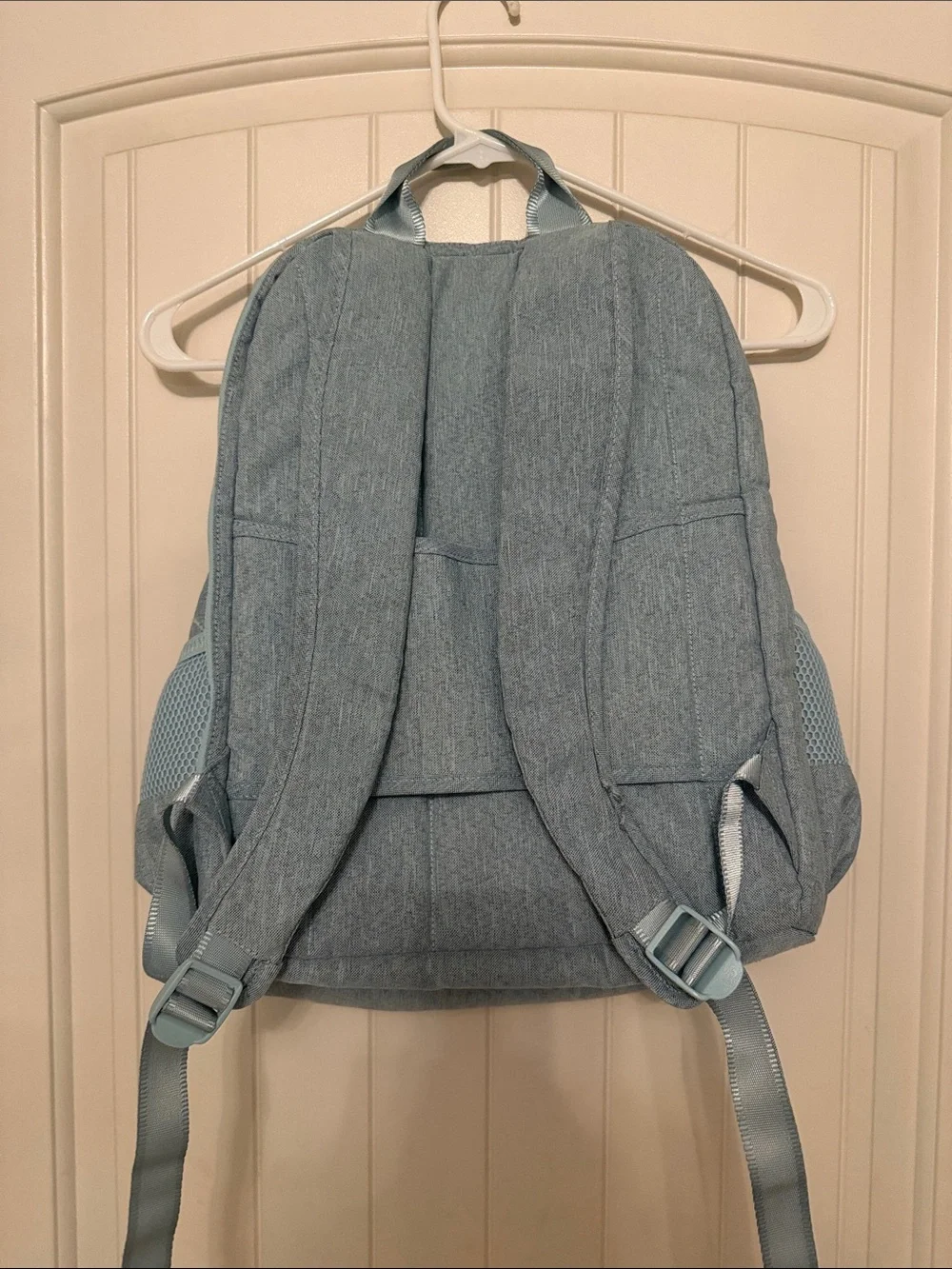 Vera Bradley Light Blue Canvas-Style Mini Backpack